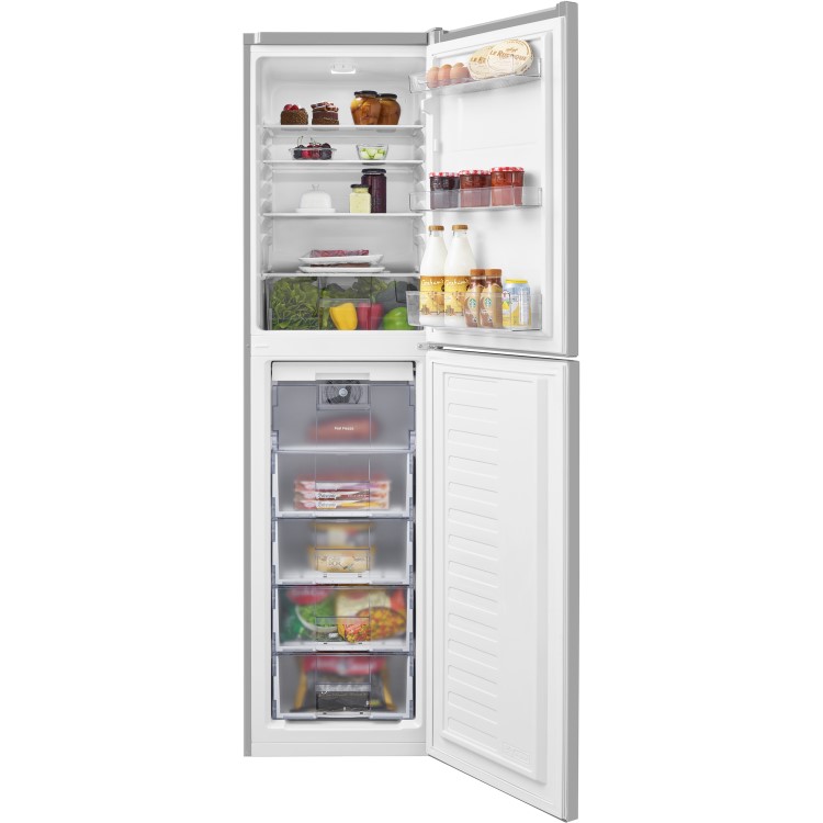 Beko 268 Litre 60/40 Freestanding Fridge Freezer - Silver