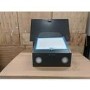 Refurbished Hotpoint PHVP66FLMK 60cm Angled Cooker Hood Black