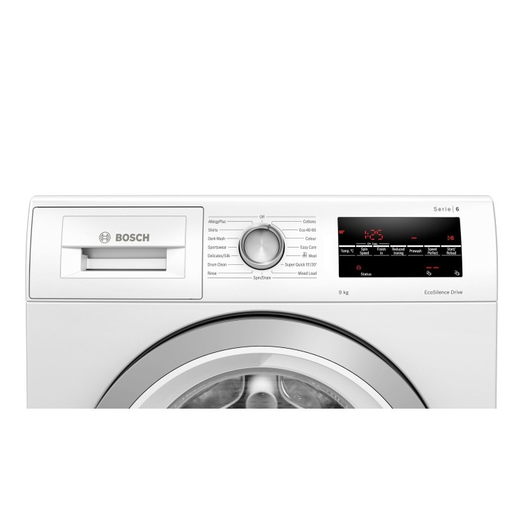 Refurbished Bosch Serie 6 WAU28T64GB Freestanding 9KG 1400 Spin Washing Machine White