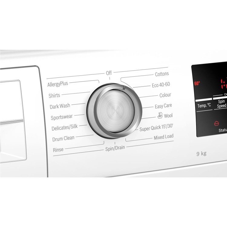 Refurbished Bosch Serie 6 WAU28T64GB Freestanding 9KG 1400 Spin Washing Machine White