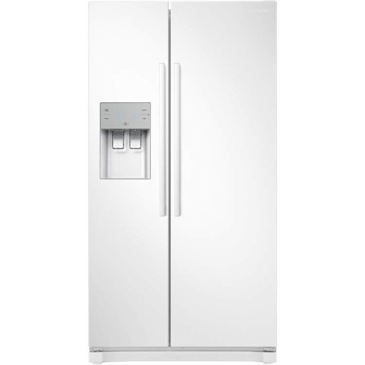 Refurbished Samsung RS50N3513WW 485 Litre 60/40 Frost Free Fridge Freezer With Ice And Water Dispenser White