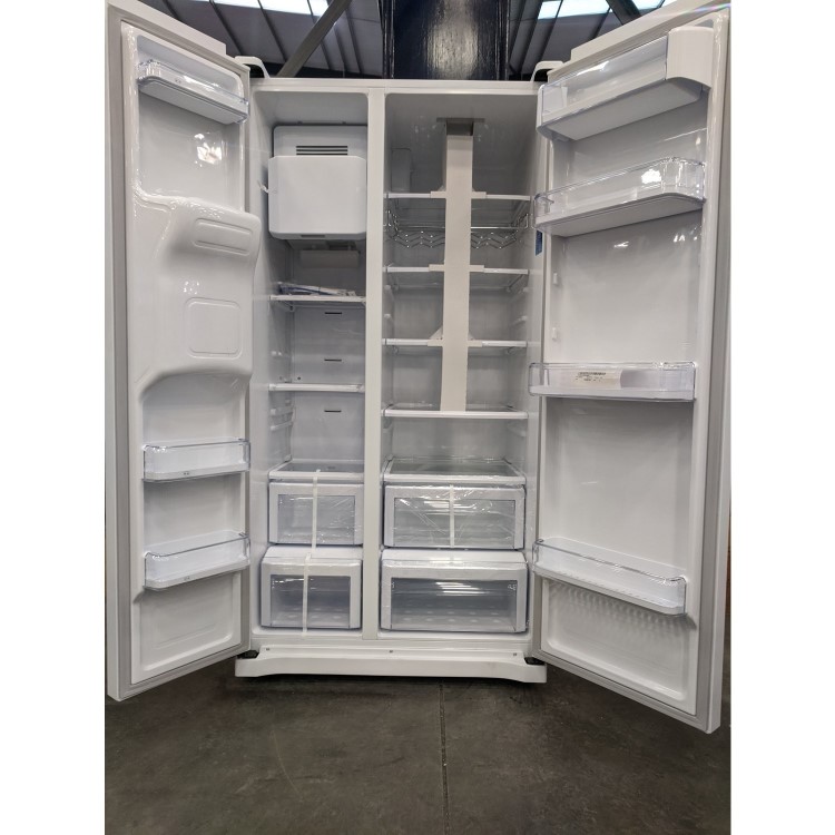 Refurbished Samsung RS50N3513WW 485 Litre American Fridge Freezer White
