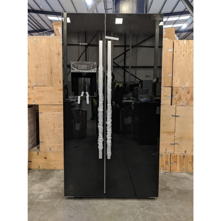 Refurbished Bosch Serie 8 KAD92HBFP 540 Litre American Fridge Freezer Black