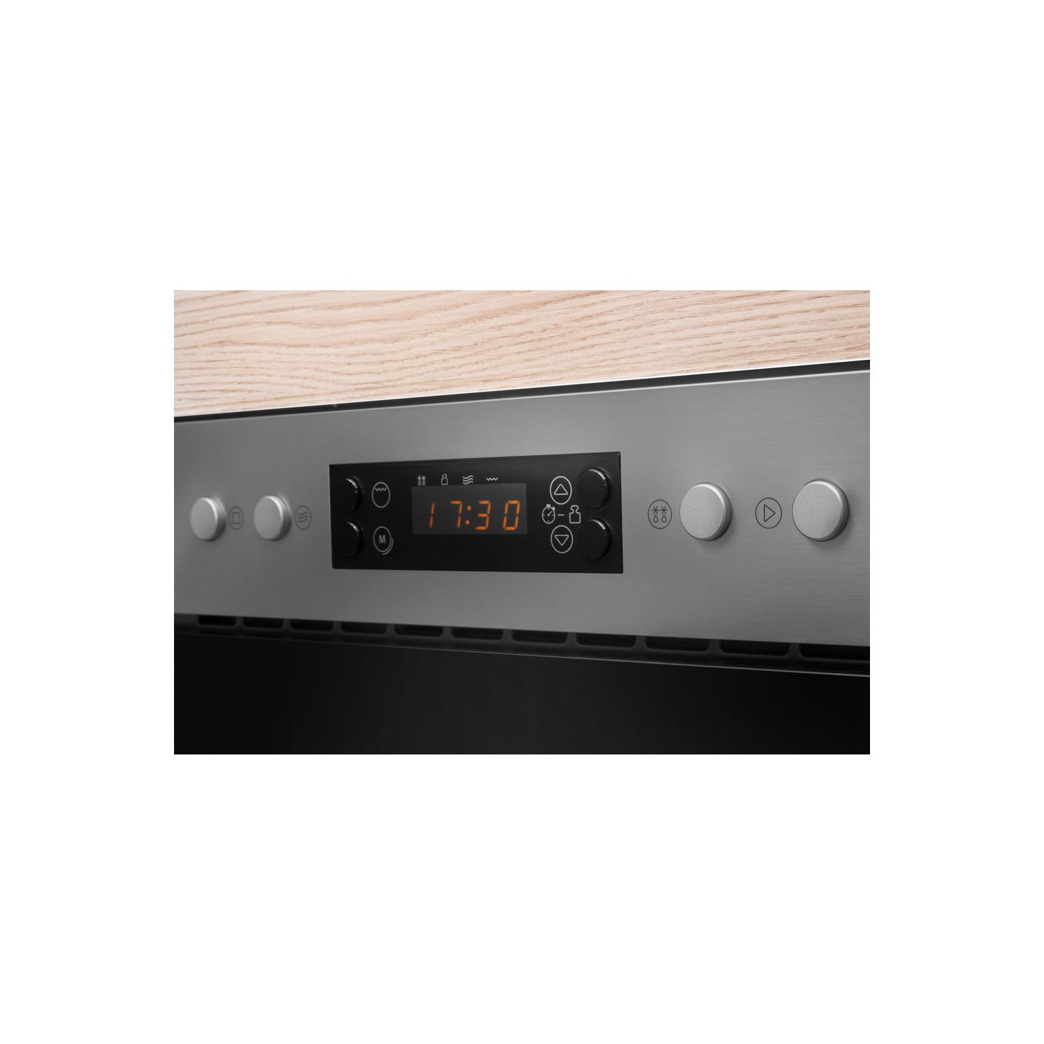 Indesit 22L 750W Builtin Microwave with Grill Stainless Steel