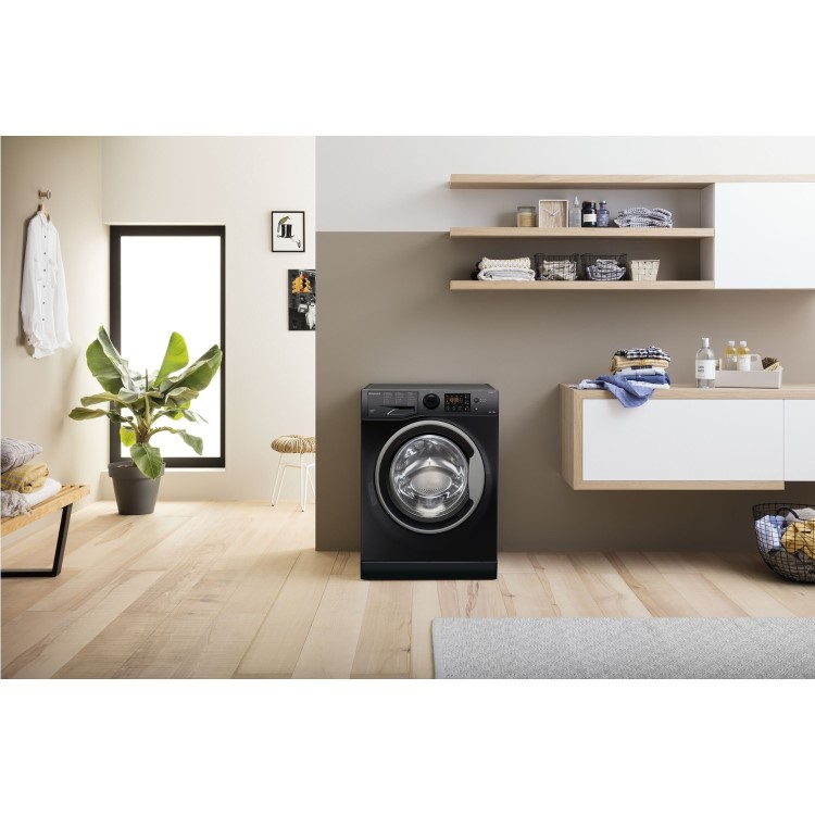 Hotpoint Futura 9kg Wash 6kg Dry 1400rpm Freestanding Washer Dryer - Black