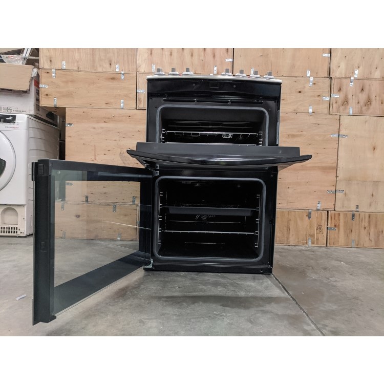 Refurbished AEG CIB6742ACM 60cm Double Oven Induction Electric Cooker Stainless Steel