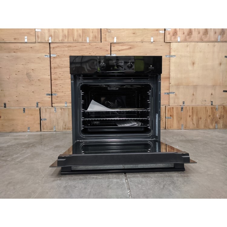Refurbished AEG SteamBake BEB355020B 60cm Single Built In Electric Oven Black