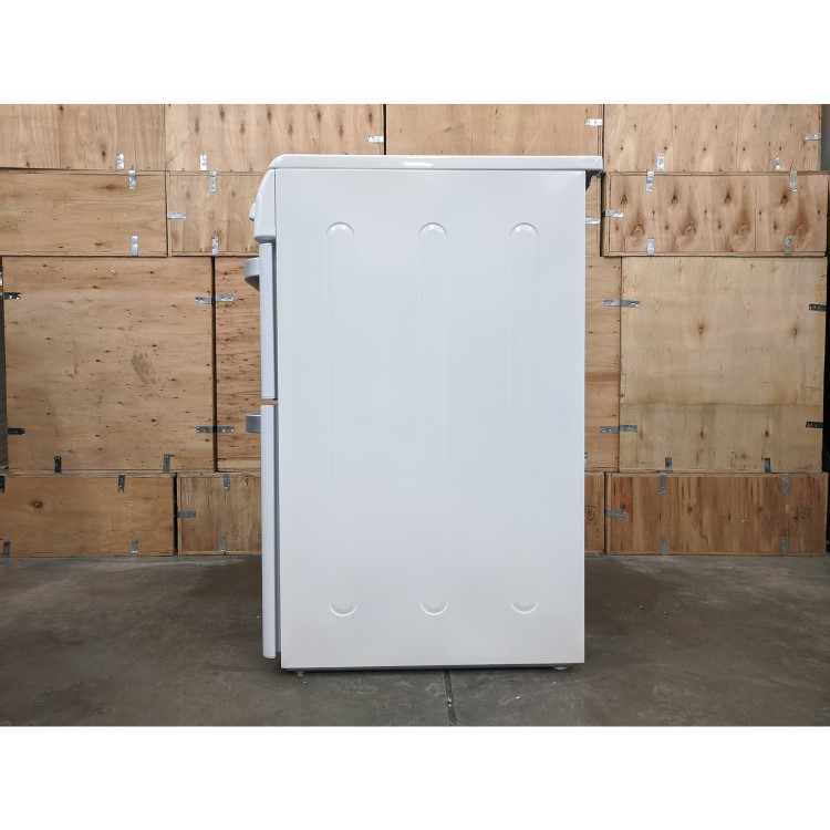 Refurbished Hotpoint Ultima HUE61PS 60cm Double Oven Electric Cooker with Ceramic Hob White