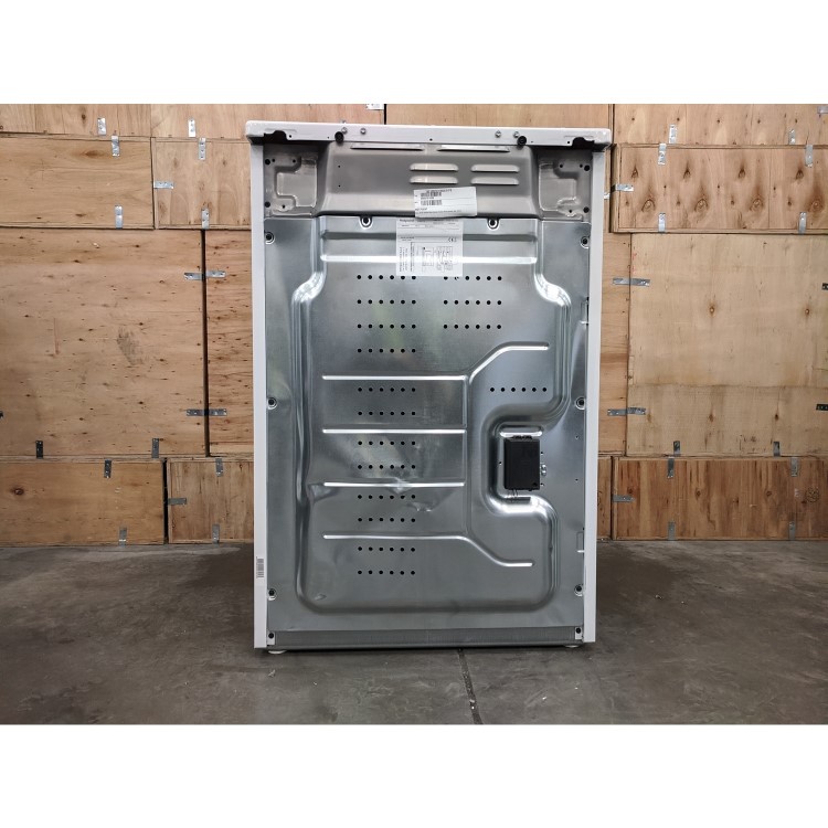 Refurbished Hotpoint Ultima HUE61PS 60cm Double Oven Electric Cooker with Ceramic Hob White