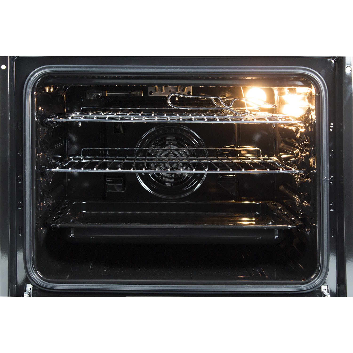 electriQ 65L 9 Function Electric Plug In Touch Screen Oven Black