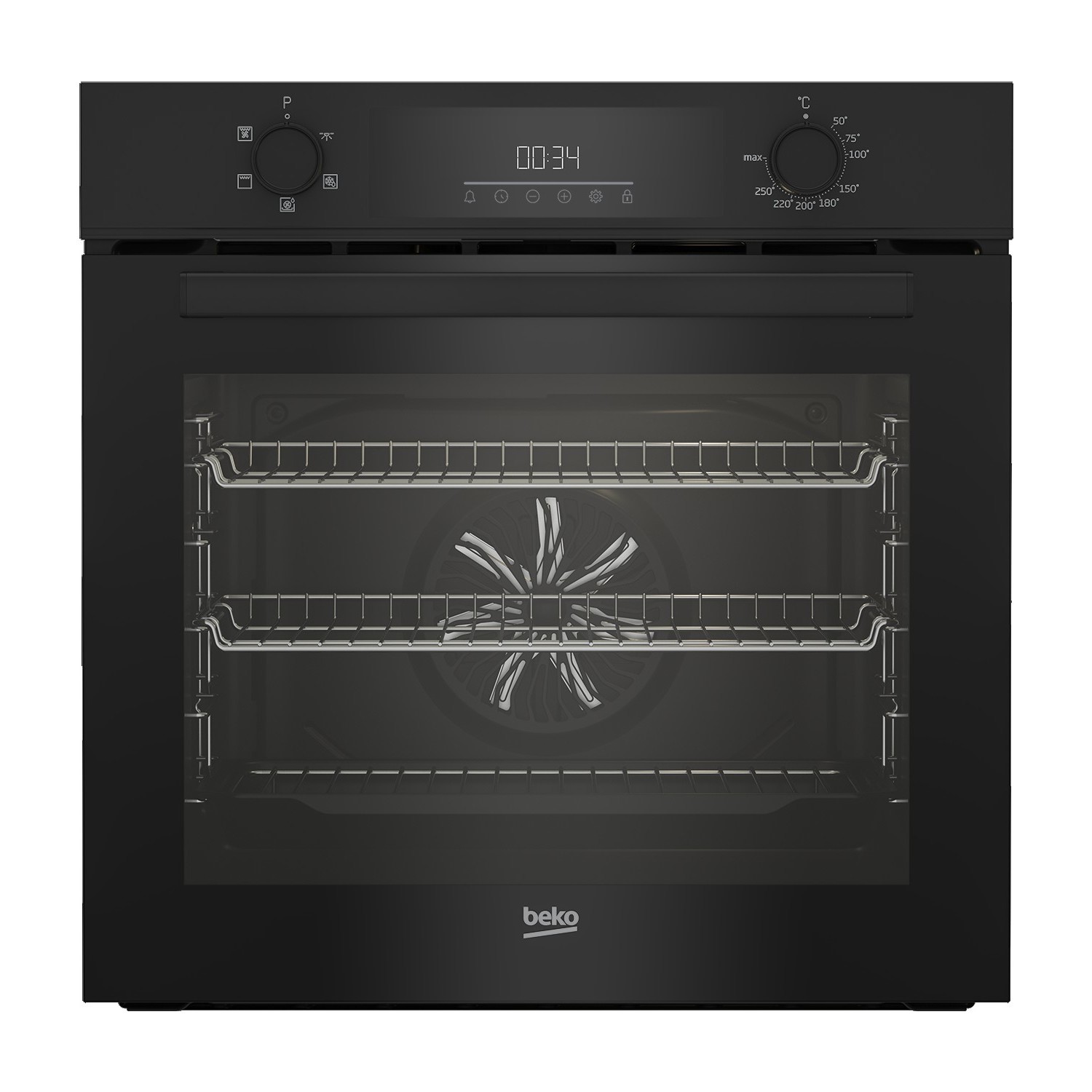 Beko AeroPerfect™ RecycledNet® BBIF22300B Built In Electric Single Oven - Black - A Rated