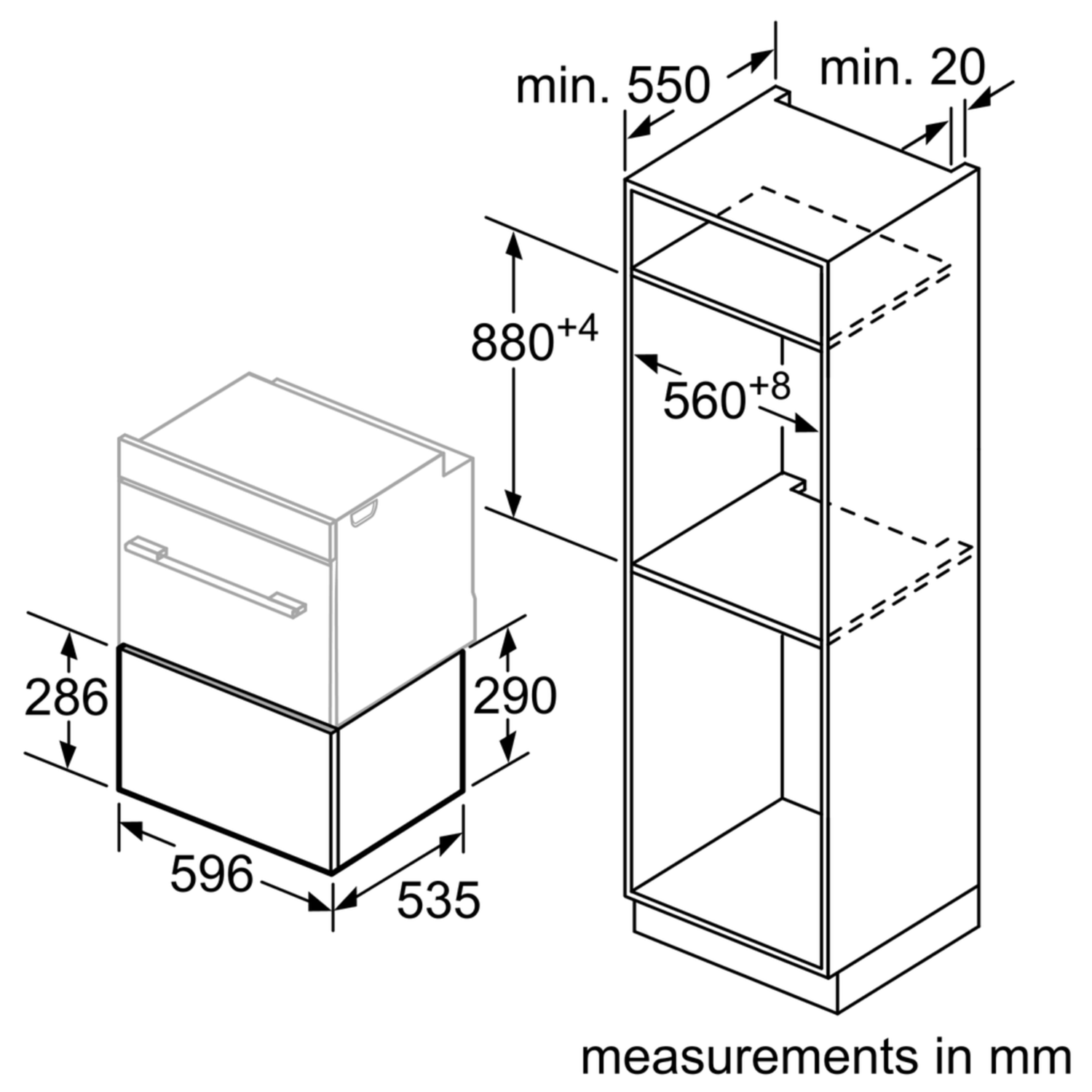 Neff N90 Pushpull 29cm Height Warming Drawer Stainless Steel