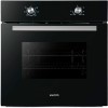 Refurbished electriQ 70L 6 Function Black Electric Single Oven - supplied with a plug