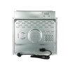 GRADE A1 - electriQ 70 litre 6 Function Built in Electric Static Single Oven in Black  - Supplied with a plug 