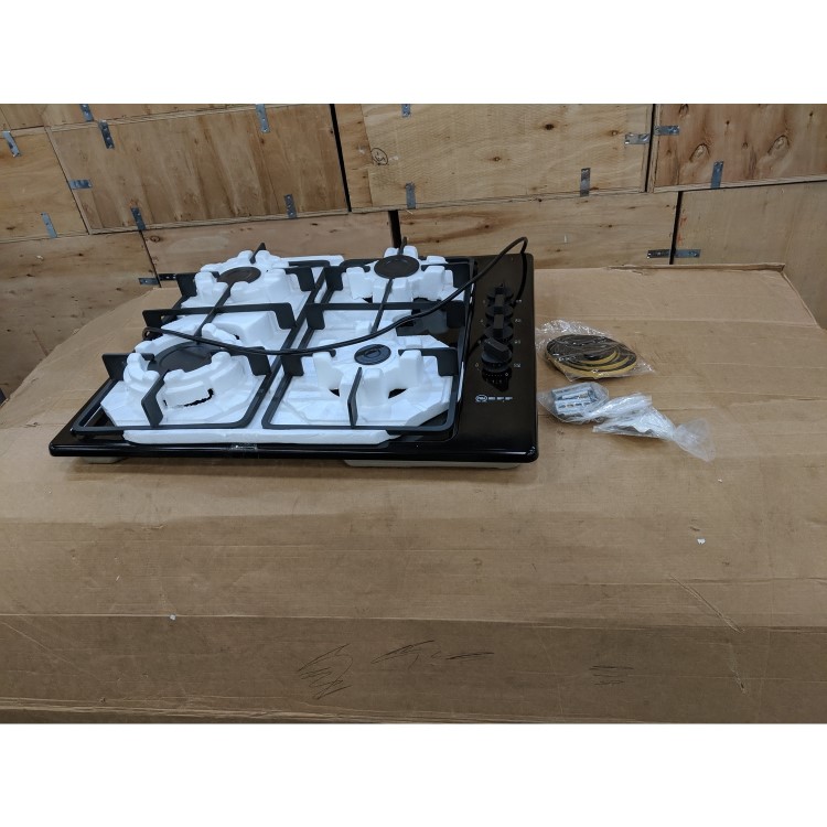 Refurbished Neff N30 T26BR46S0 58cm 4 Burner Gas Hob Black