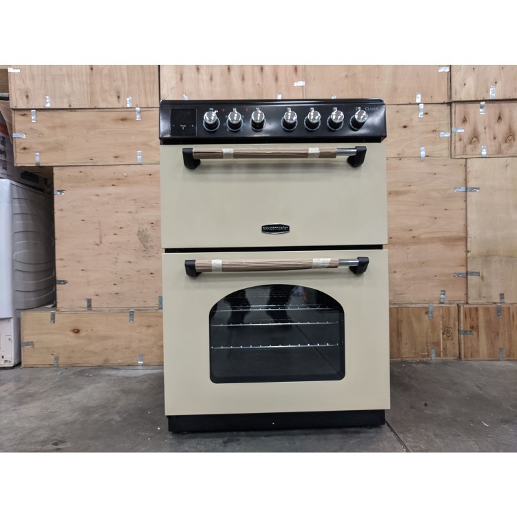 Refurbished Rangemaster Classic CLA60EICRC 60cm Electric Cooker with Induction Hob Cream
