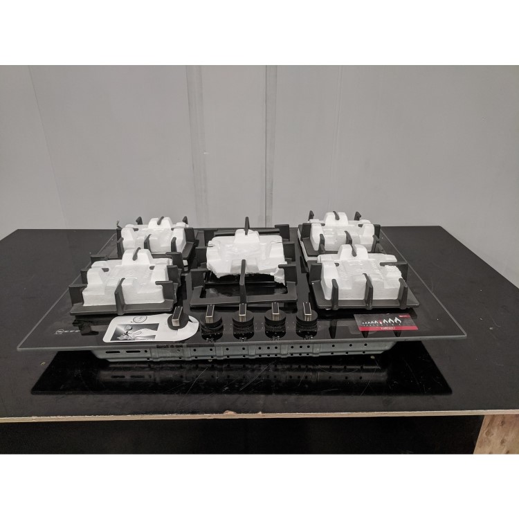 Refurbished Neff N70 T27CS59S0 75cm 5 Burner Gas on Glass Gas Hob Black