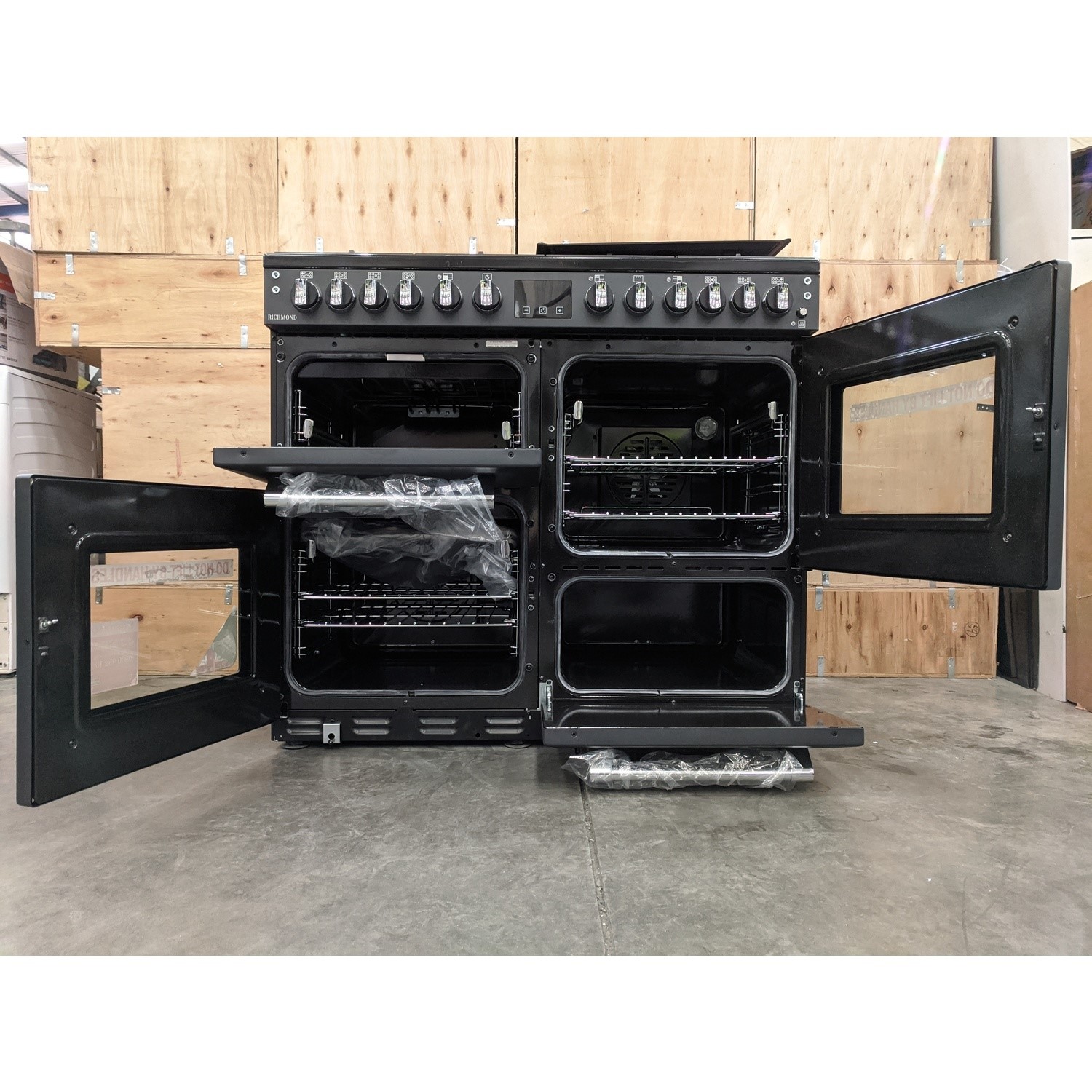 Refurbished Stoves Richmond S1000DF 100cm Dual Fuel Range Cooker Anthracite Grey 78222503/1