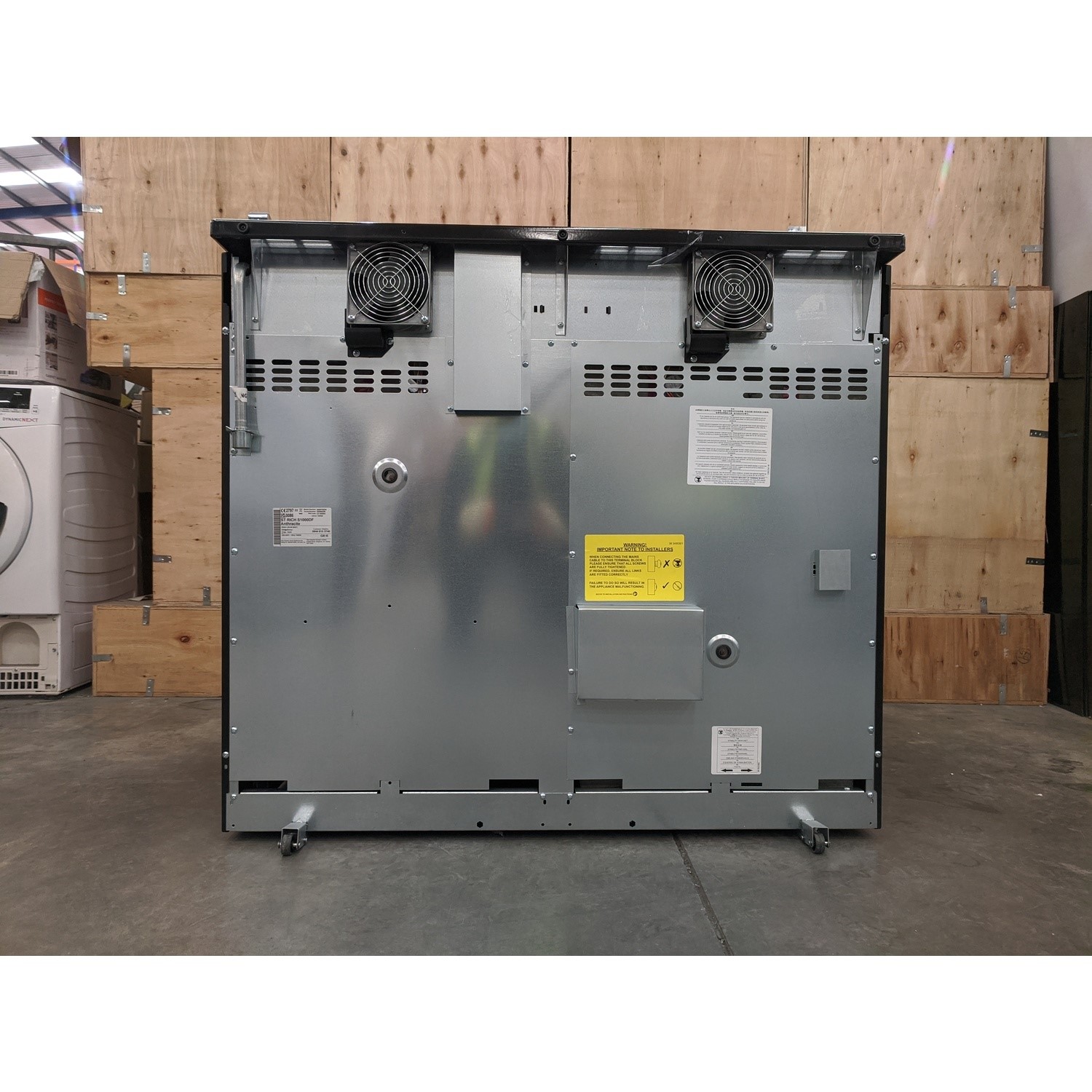 Refurbished Stoves Richmond S1000DF 100cm Dual Fuel Range Cooker Anthracite Grey 78222503/1