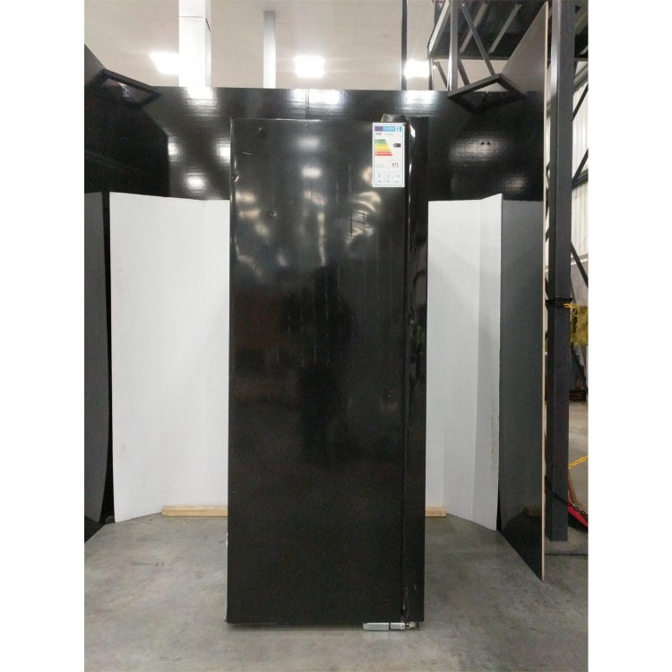 Refurbished Beko ASGN542B Freestanding 344 Litre 50/50 Frost Free American Fridge Freezer Black