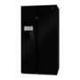 Refurbished Beko ASGN542B Freestanding 344 Litre 50/50 Frost Free American Fridge Freezer Black