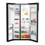 Refurbished Beko ASGN542B Freestanding 344 Litre 50/50 Frost Free American Fridge Freezer Black