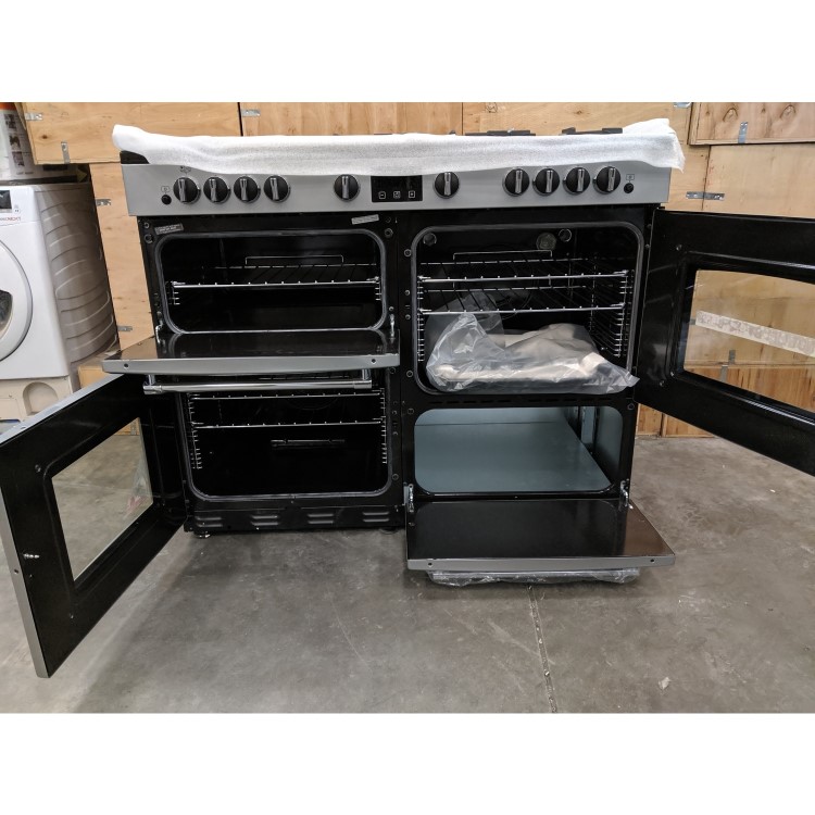 Refurbished Belling Farmhouse 110G 110cm Gas Range Cooker Silver