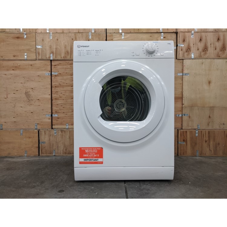 Refurbished Indesit I1D80WUK Freestanding Vented 8KG Tumble Dryer White