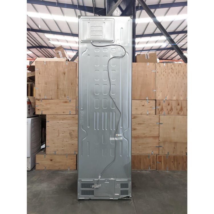 Refurbished LG GBB62PZGCC Freestanding 340 Litre 70/30 Fridge Freezer Shiny Steel 