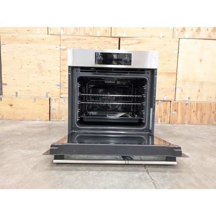 Refurbished AEG SteamBake BES255011M 60cm Single Built In Electric Oven Stainless Steel