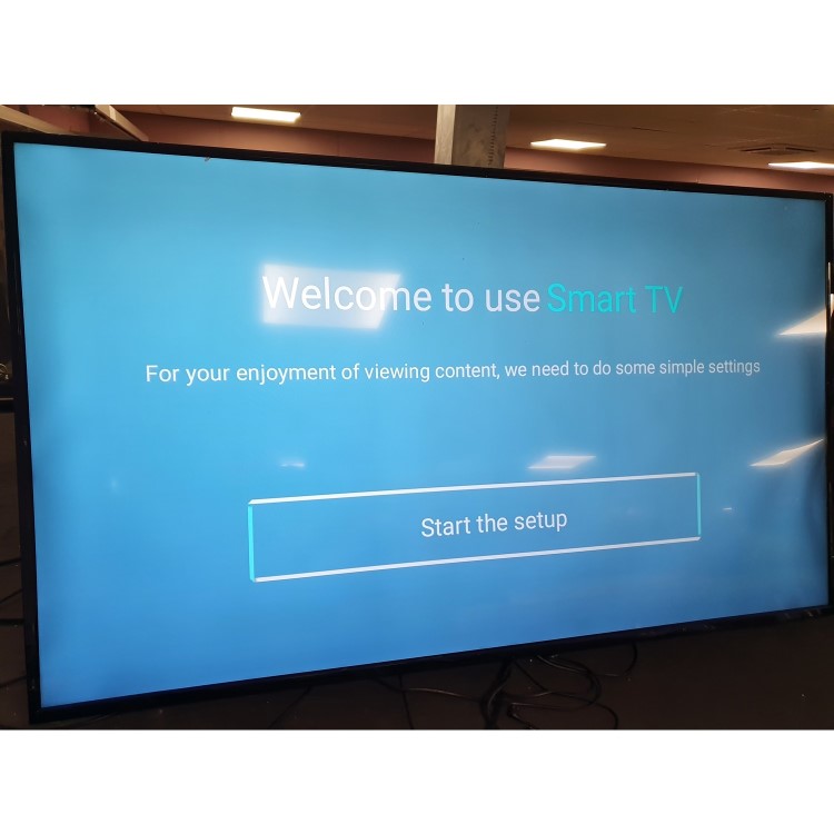 Refurbished electriQ 65" 4K Ultra HD with HDR LED Freeview HD Android Smart TV