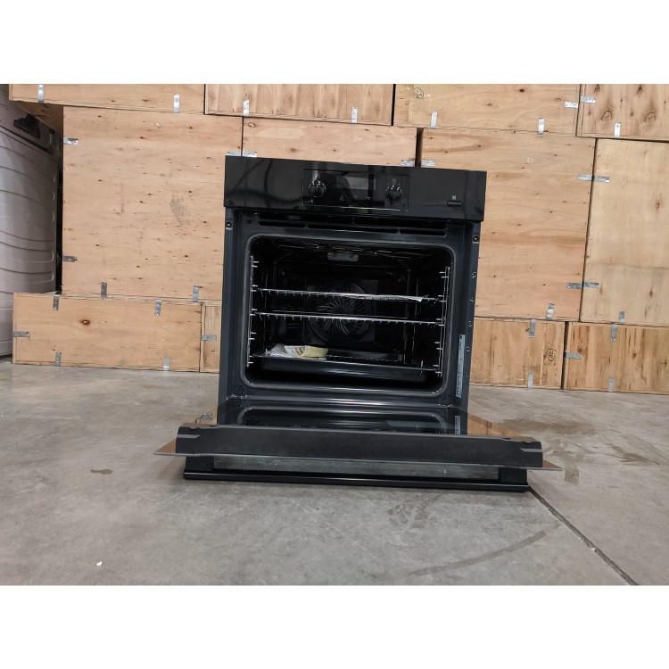 Refurbished AEG SteamBake BEB355020B 60cm Single Built In Electric Oven with Added Steam Function Black