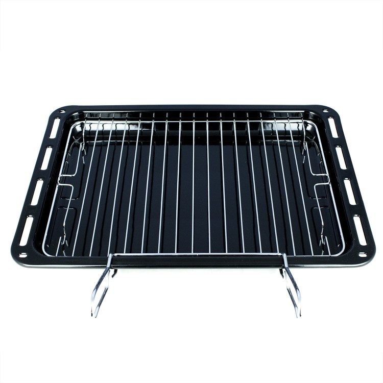GRADE A2 - electriQ 70 litre 6 Function Built in Static Electric Single Oven - supplied with a plug