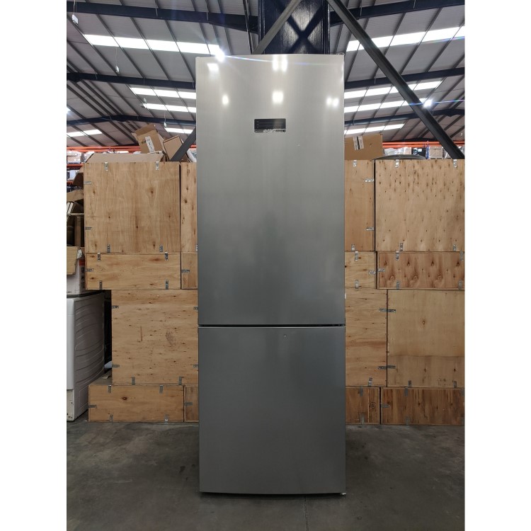 Refurbished Bosch KGN49XLEA Freestanding 435 Litre 70/30 Fridge Freezer Stainless Steel