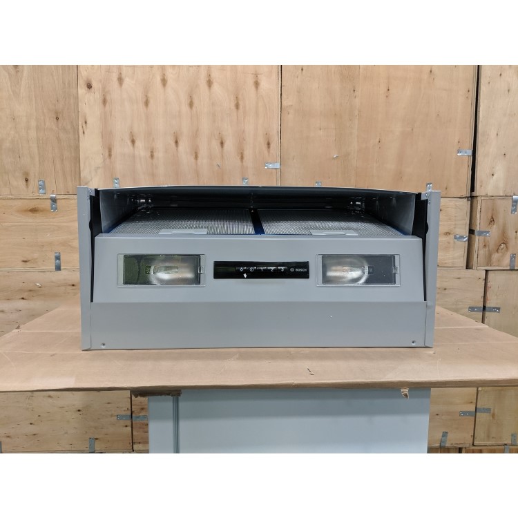 Refurbished Bosch Serie 2 DEM63AC00B 60cm Integrated Cooker Hood Silver