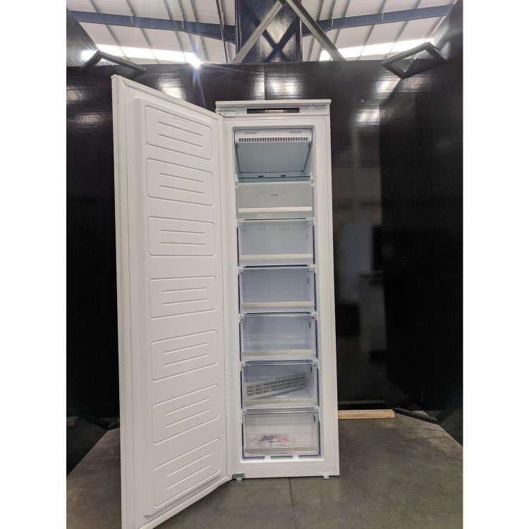 Refurbished CDA FW882 Integrated 200 Litre Upright In Column Freezer