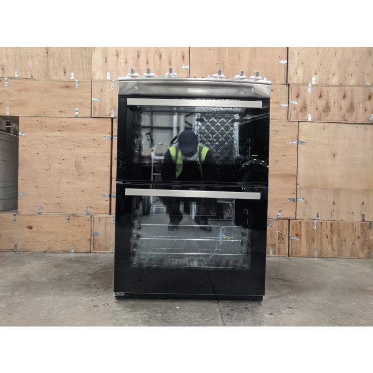 Refurbished Zanussi ZCI66280XA 60cm Double Oven Induction Electric Cooker Stainless Steel