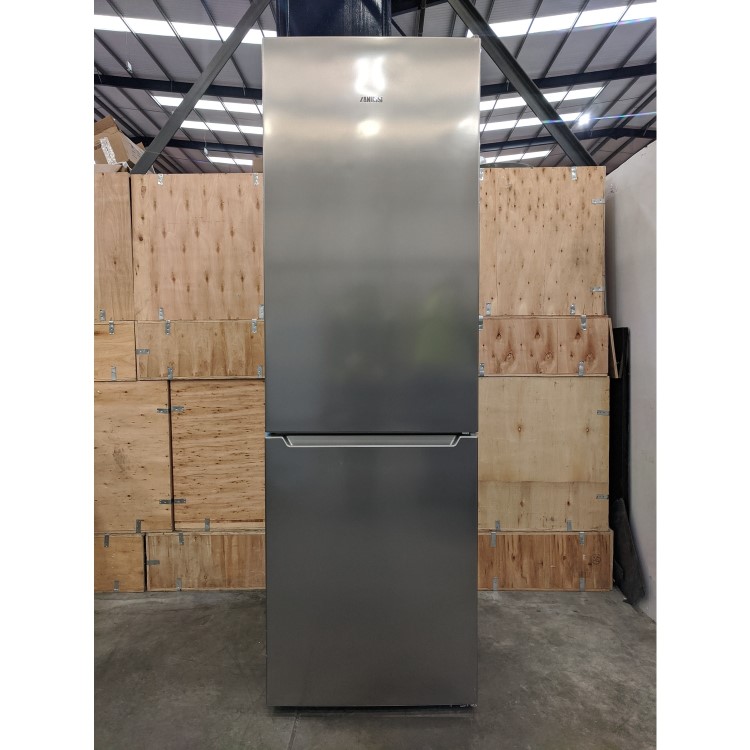 Refurbished Zanussi ZNME32FU0 Freestanding 324 Litre 60/40 Fridge Freezer Silver