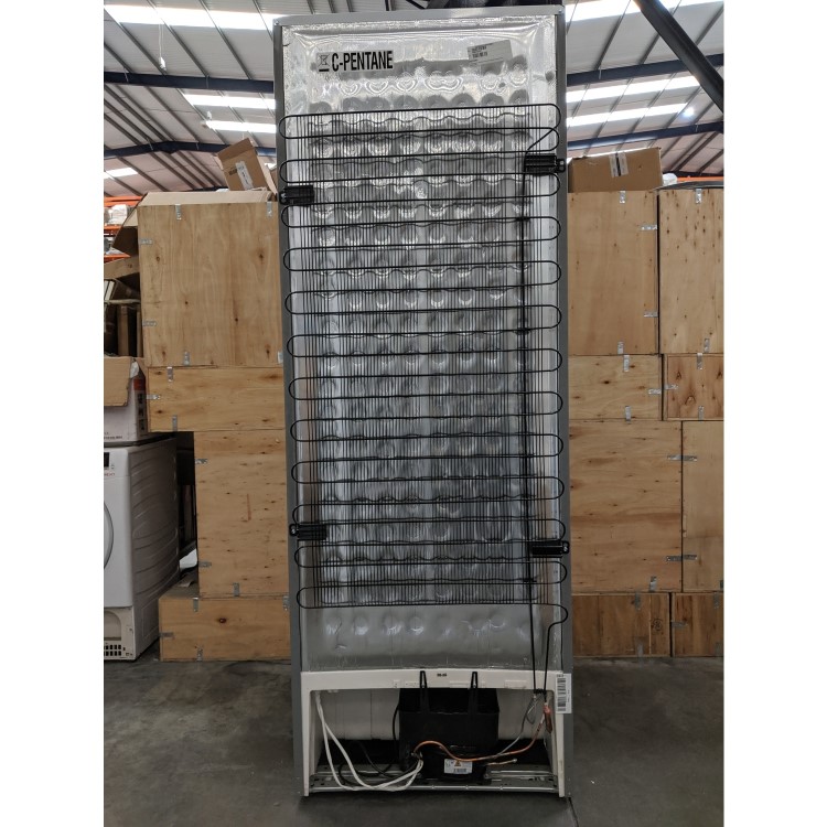 Refurbished Hotpoint FFU4DX1 Freestanding 399 Litre 60/40 Fridge Freezer Inox