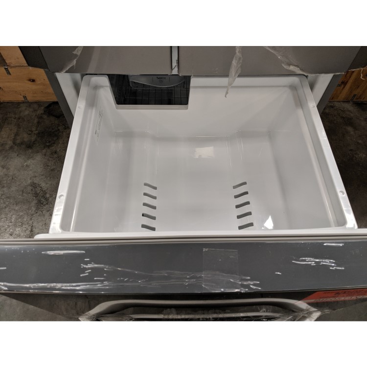 Refurbished Hotpoint FFU4DX1 Freestanding 399 Litre 60/40 Fridge Freezer Inox