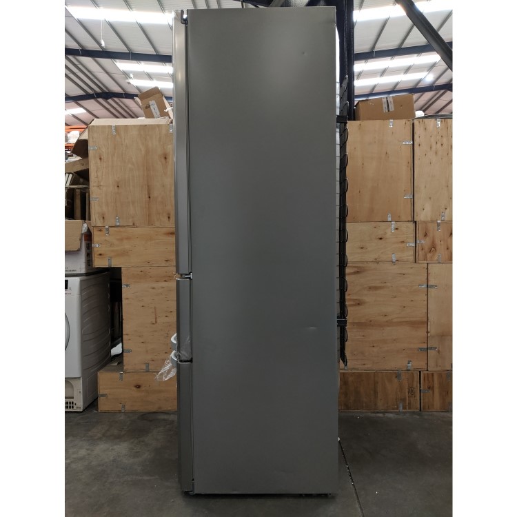 Refurbished Hotpoint FFU4DX1 Freestanding 399 Litre 60/40 Fridge Freezer Inox