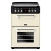 Refurbished Stoves Richmond 600E 60cm Double Oven Electric Cooker with Lid Cream