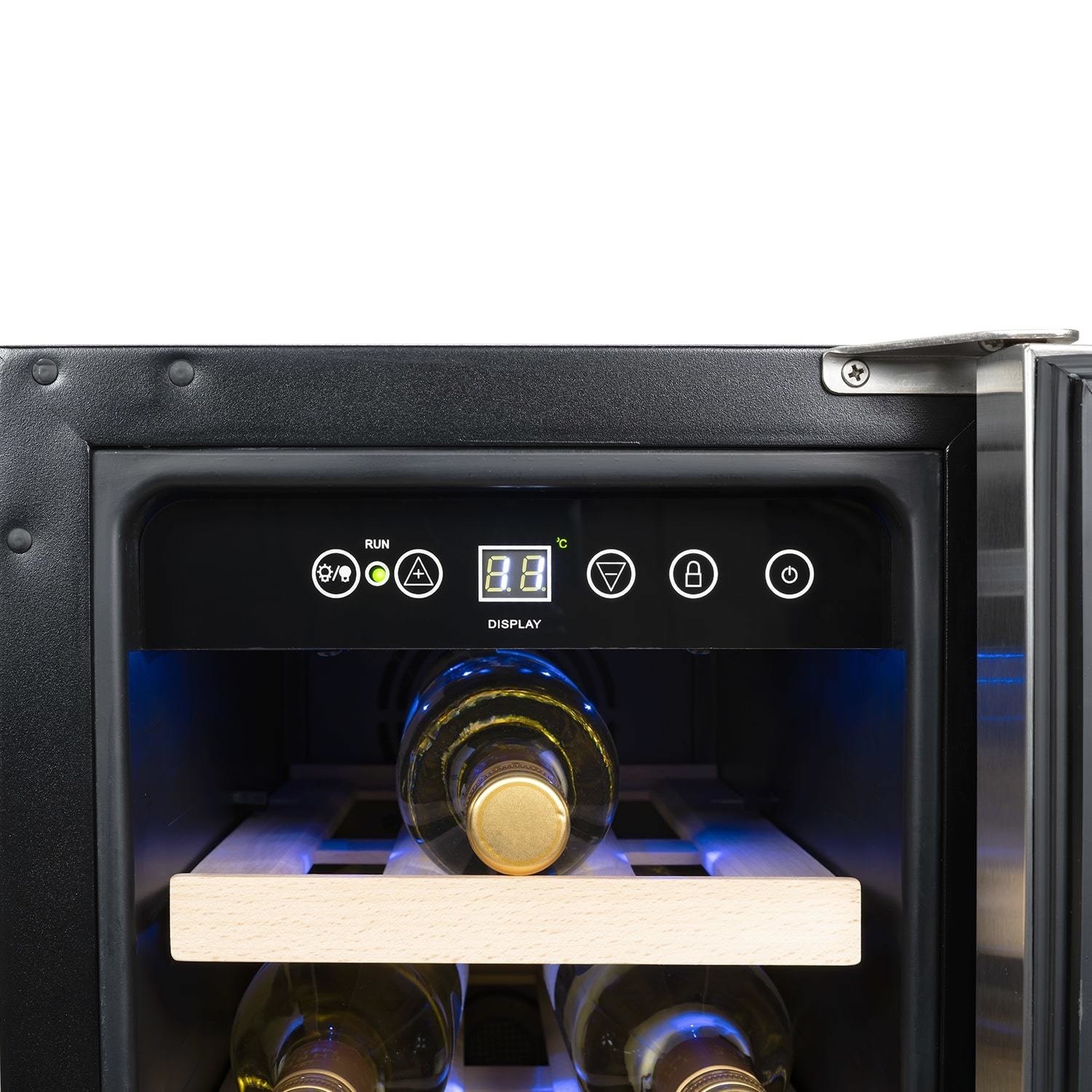 electriQ 18 Bottle Capacity Single Zone Freestanding Wine Cooler