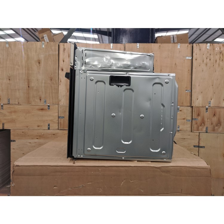 Refurbished electriQ EQOVENM3STEEL 60cm Single Built In Electric Oven Stainless Steel