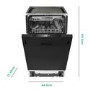 Refurbished Hisense HV520E40UK 11 Place Fully Integrated Dishwasher