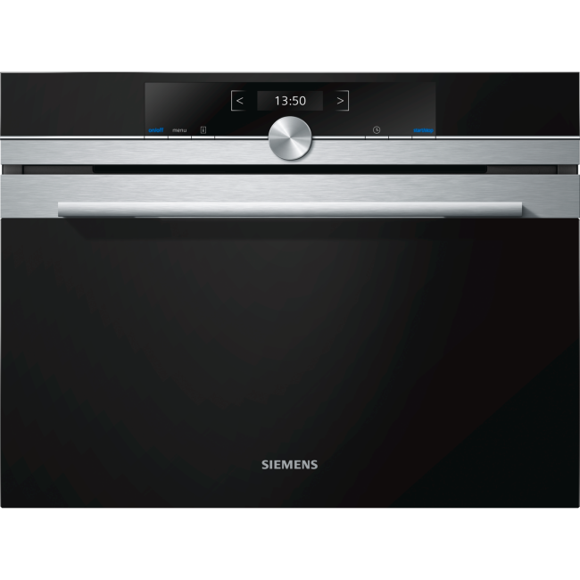 Refurbished Siemens iQ700 CF634AGS1B Built In 36L Microwave with TFT Display Stainless Steel