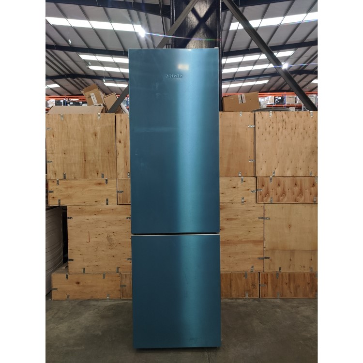 Refurbished Miele KFN29162Dclst Freestanding 338 Litre 70/30 Frost Free Fridge Freezer Stainless Steel