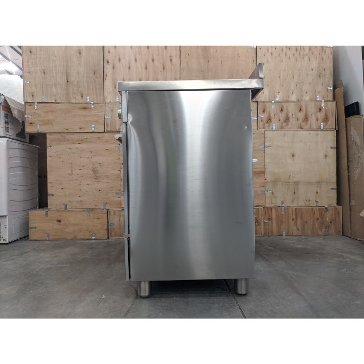 Refurbished Britannia Q Line Modern 100cm Double Oven Induction Electric Range Cooker Stainless Steel