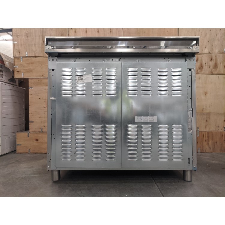 Refurbished Britannia Q Line Modern 100cm Double Oven Induction Electric Range Cooker Stainless Steel