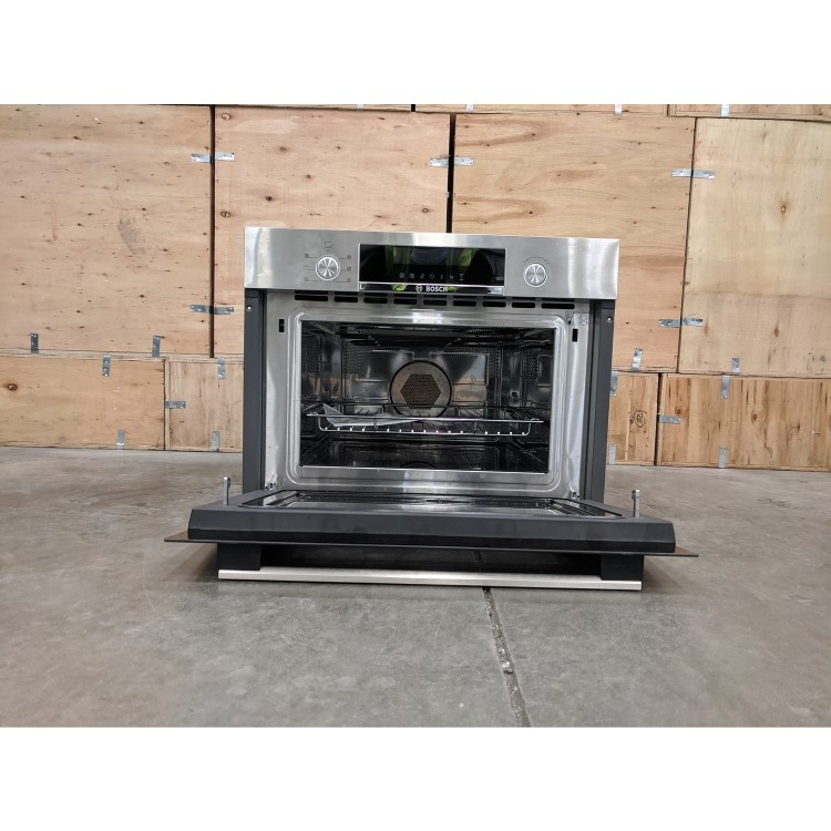 Refurbished Bosch Serie 6 CMA585GS0B Built In 44L with Grill 900W Combination Microwave Oven Stainless Steel